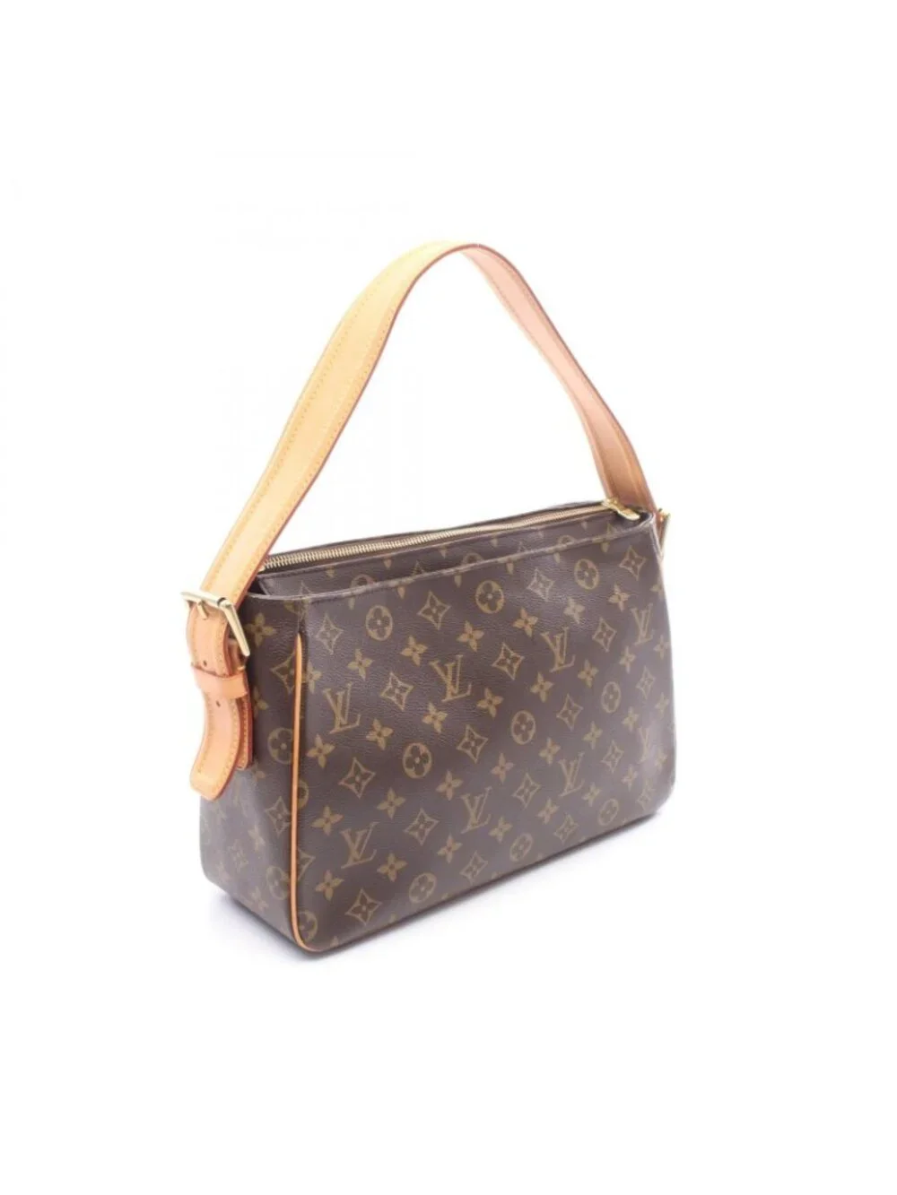 Louis Vuitton Shoulder Bag GM Canvas Leather GM